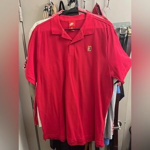 Red Nike Tennis Polo SOLD